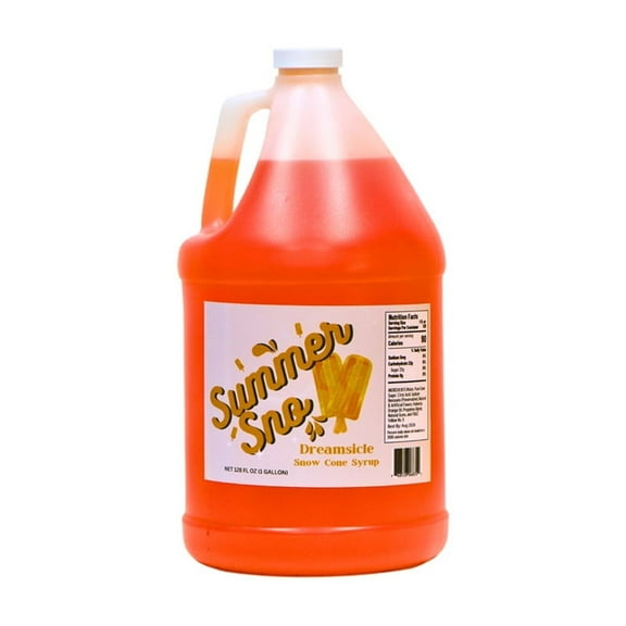 Paragon Summer Sno Syrup Dreamsicle (1 Gallon)