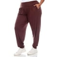 thumbnail image 3 of White Mark Women's Plus Size Harem Pants, 3 of 6