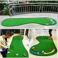 thumbnail image 2 of Putting Green Mats Set for Golf Putting Use, Included Mini Golf Putters Adjustable, Training Aid Put Cup Practicing Putt Green 90274cmBrushed Style, 2 of 5