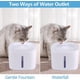 thumbnail image 4 of Fuente para beber gatos, fuente para perros y gatos de 3l con ventana de nivel de agua, dispensador de filtro orgánico fuente de agua silenciosa para mascotas, para perros y gatos Feliz Sencillez, 4 of 5