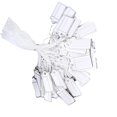 thumbnail image 1 of Bulk Quantity 500 Silver Accent Price Markers Pre Cut Holes Retail Store Tickets Commercial Display Use Proce Labels, 1 of 5