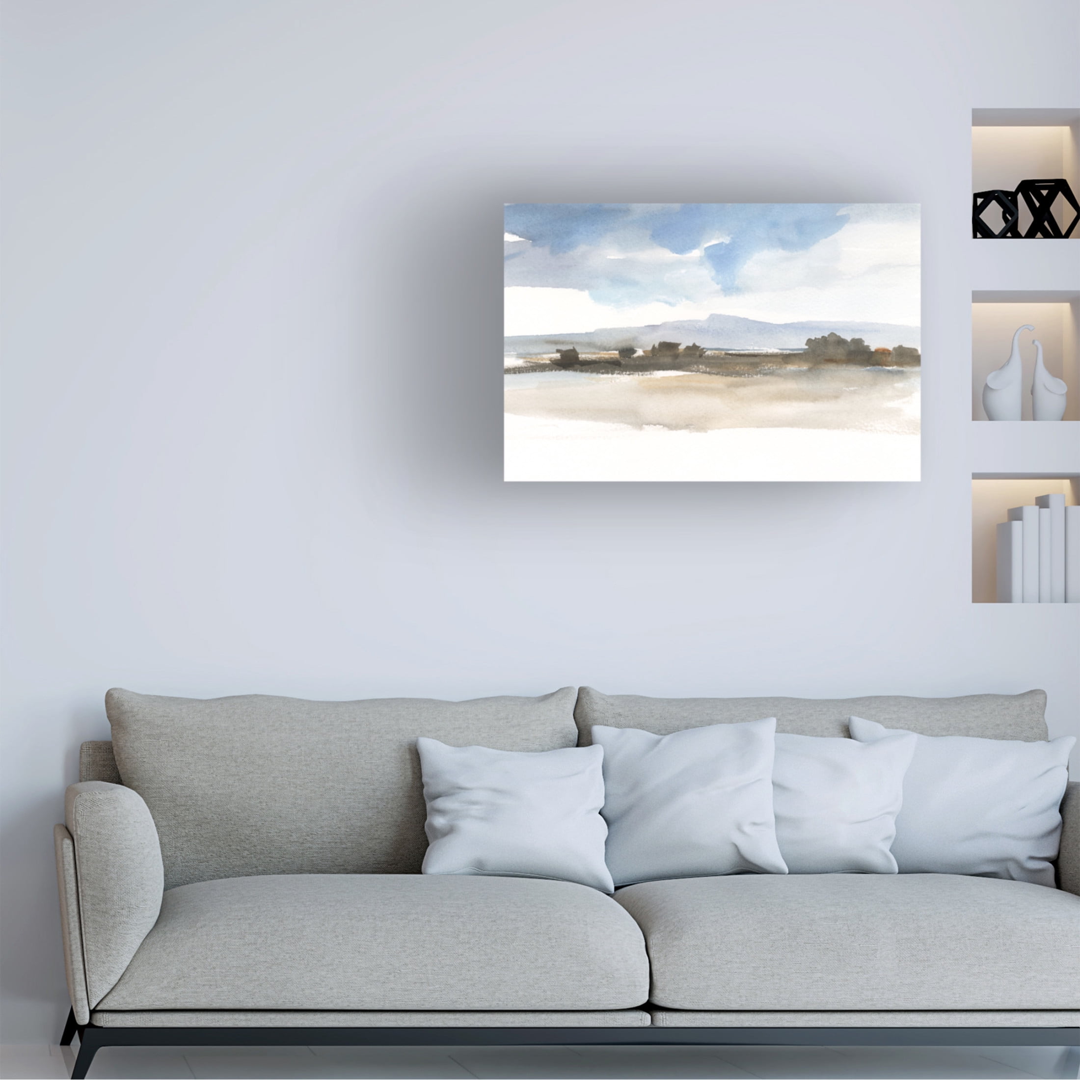 Trademark Fine Art Ethan Harper Foggy Mountain Vista II Canvas Wall Art