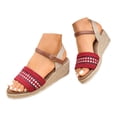 thumbnail image 3 of DAFEI Trendy Sandals Platform Wedge Sandals with Straps and Open Toes; Fashionable and Casual Open Back Sandals with Cutouts, 3 of 8