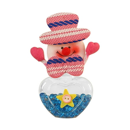 

MPWEGNP Gift Food Storage Cute Candy Storage Cookies Home Can Jar Christmas Decorate Home Decor Tall Glass Decorations