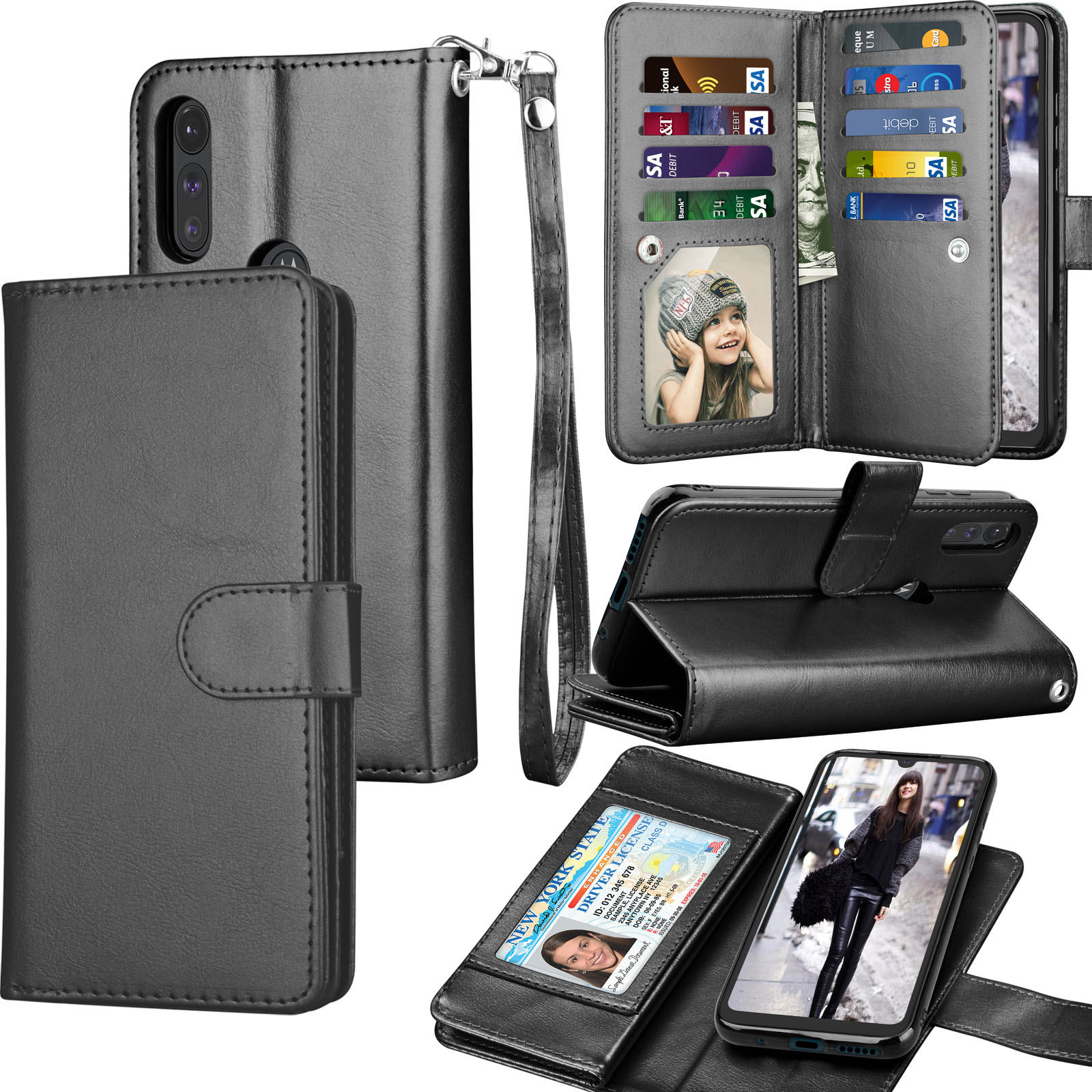 Moto E (2020) Case, Motorola Moto E 2020 Wallet Case ...