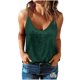 thumbnail image 3 of Tops de encaje para mujer,Blusa de lentejuelas, sin mangas, cuello redondo, 95 % poliéster, 5 % elastano, ropa informal para mujer, sopatenor, 3 of 9