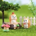 thumbnail image 2 of 6 piezas mini figuras de animales de erizo, adornos para pasteles de juguete, figuras de erizo en miniatura, paisaje de musgo de jardín de hadas, adorno artesanal para terrario, decoración para p, 2 of 5