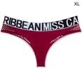 thumbnail image 3 of Mujer Tanga de malla sin fisuras hueco hueco impreso cintura baja ropa interior transpirable g-string yoga bragas calzoncillos para el vino de fiesta rojo xl Eigraketly AP004233-15, 3 of 7