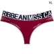 thumbnail image 3 of Mujer Tanga de malla sin fisuras hueco hueco impreso cintura baja ropa interior transpirable g-string yoga bragas calzoncillos para el vino de fiesta rojo xl seitruly AP004233-15, 3 of 7
