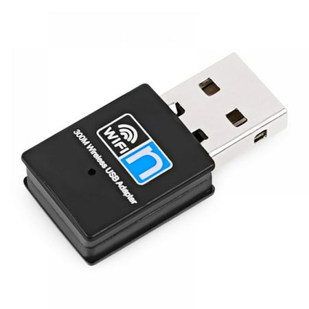 300Mbps Usb Wifi Adapter, Lotekoo Wireless Lan Network Card Adapter Wifi Dongle Is Suitable For Desktop Notebook Computers Windows 10 8 7 Xp Mac Operating System (Windows 10 Plug And Play)