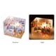 thumbnail image 2 of Casa DIY Casa de muñecas en miniatura Casa de muñecas de madera DIY con muebles Juguete para niños Regalos creativos para niños mayores de 14 años Adultos Amigos Familia Meterk Casa DIY, 2 of 7