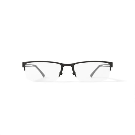TiFlex Men's T1706 Browline Browline Prescription Eyeglasses with Case, Gunmetal