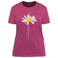thumbnail image 3 of XCHQRTI Daisy Shirt Womens Be Kind Graphic Casual Short Sleeve Tee Top, 3 of 9