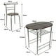 thumbnail image 4 of Juego de Mmuebles de Bistró, Juego de comedor ,2 Sillas y 1 Mesa, negro / plata - Metal, MDF✿ La combinación de mesa de comedor y silla de tres piezas ha sido cuidadosamente diseñada, lo que es muy ad esquí esquí Gafas de esquí, 4 of 5