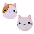 thumbnail image 1 of 2 Pack Velvet Coin Purse Cute kitten Change Cash Bag Zipper Small Purse Wallets, 1 of 1