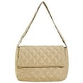 thumbnail image 2 of Women Quilted Shoulder Bag Soft Puffer Tote Bag Flap Messenger Bag Commuting Bag, 2 of 9