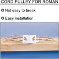 thumbnail image 2 of 4Pcs Drapery Hardware Cord Pulleys Window Blind Lock for Roman Pleated Shade Roller Shutter Replacement Accessories Home Indoor, 2 of 5