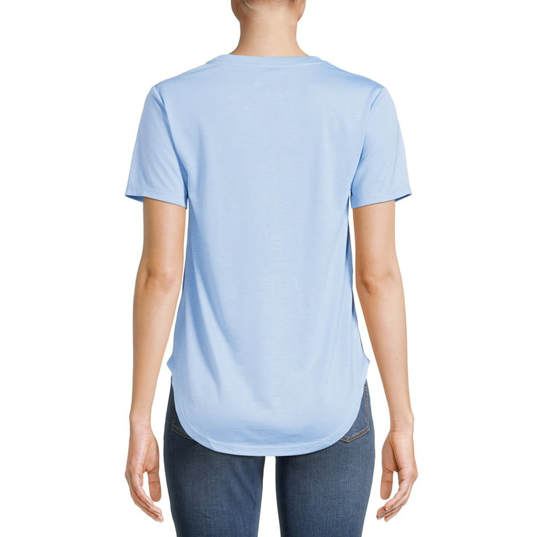 License Disney Women's 101 Dalmatians T-Shirt, Size: Large, Blue