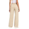 thumbnail image 6 of Women's Fleece Baggy Sweatpants High Waist Wide Straight Leg with Pockets Winter, 6 of 8