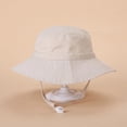 thumbnail image 3 of GYRATEDREAM Toddler Sun Hat Beach Bucket Hat for Girls Boys Toddlers 6M-8T, 3 of 5