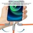 thumbnail image 3 of Yokua 180 Degree Rotation Fast Charging Type C USB Cable Quick Charger Cable 120W, 3 of 12