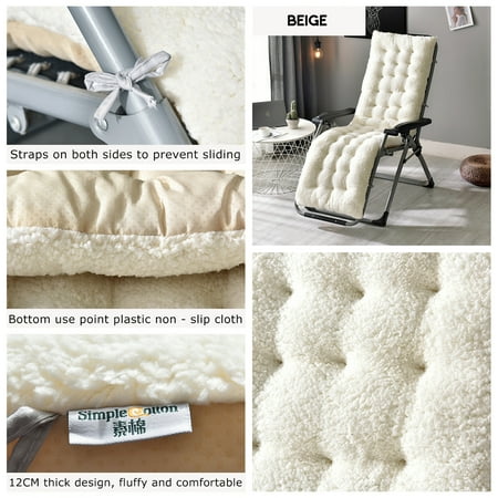 Chair Cushions Lounge Chair Cushion High Back Chair Cushion Rocking Chair Cushions Cover Tufted Deck Chaise Padding Fleece Mat For Winter Home Outdoor Garden Walmart Canada