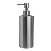Worallymy Stainless Steel Countertop Sink Soap Dispenser Kitchen Bathroom Hand Dish Lotion Bottle Container
