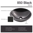 thumbnail image 2 of MR Direct 850-Black Granite Vessel Sink, 2 of 4