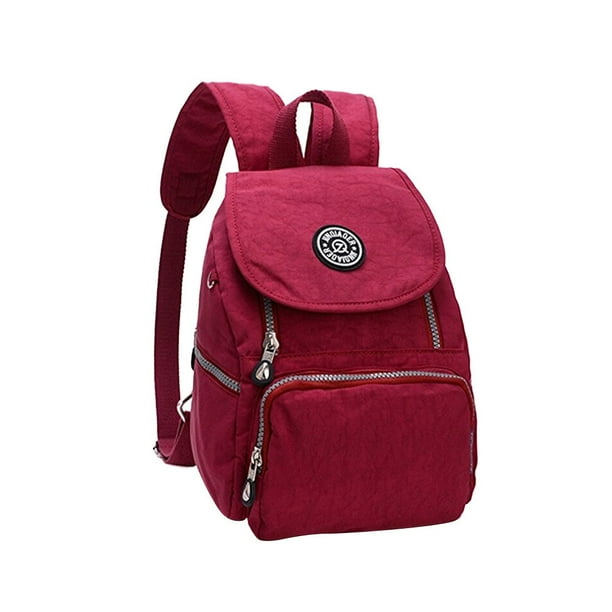 Nylon Backpack Purse for Women& Girls Small Lightweight Daypack BK