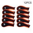 thumbnail image 1 of 12pcs Zipper Closure With Number Sports Accessories Gift Golf Club Head Cover, 1 of 11