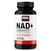 Force Factor NAD+ Longevity, Support Cellular Health & Longevity, 60 Capsules