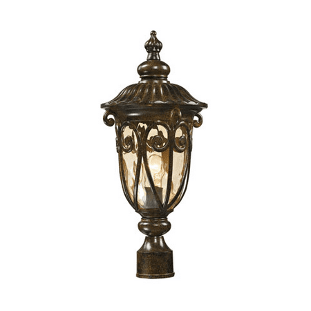 100 Watt 21 Magnet Mount - Outdoor Post Light 1 Light With Hazelnut Bronze Finish Medium Base 21 inch 100 Watts - World of Lamp