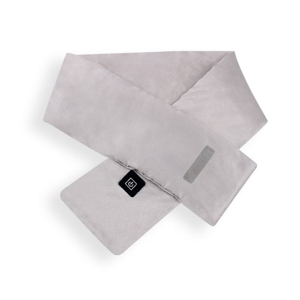 Bearachild Bufanda térmica de invierno Temperatura ajustable 45-65 ℃ Bufandas de calefacción Portátil 5W Pañuelo USB lavable con agua Caqui Suministros térmicos Silber-Grau Bearachild HA011636-03