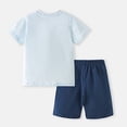 thumbnail image 6 of Tiijoy Boys Summer Casual Outfits Animal Graphic Short Sleeve T-Shirt Shorts Set, Sizes 3-4, 6 of 6