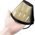 thumbnail image 3 of 2 Pieces Reusable Coffee Filters, Coffee Filter Mesh, Permanent Reusable Coffee Filter, Stainless Steel Permanent Reusable Fine Net with Handle for Most Coffee Makers (Gold), 3 of 5