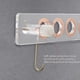 thumbnail image 3 of Secador de pelo Estante de almacenamiento con múltiples orificios Soporte para accesorios para secador de pelo Hy sin clavos, 3 of 5