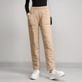 thumbnail image 2 of Women's Plus Size Straight Leg Thermal Pants for Winter Warm Lightweight Loose Fit Trousers for Cold Weather, 2 of 5