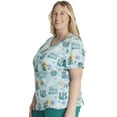 thumbnail image 7 of Dickies EDS Scrubs Top For Women V-Neck Print DK881, 7 of 7