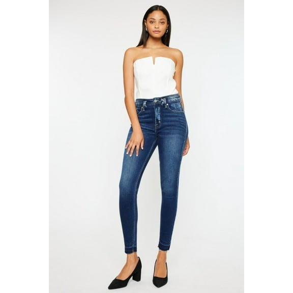 Kancan Full Size High Rise Ankle Skinny Jeans
