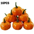 thumbnail image 4 of Toystoory 16 piezas calabaza artificial simulación calabaza feliz Halloween Kits de decoración para fiestas, 4 of 6