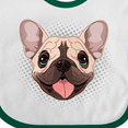 thumbnail image 4 of Inktastic French Bulldog Dog Boys or Girls Baby Bib, 4 of 4