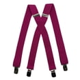 thumbnail image 5 of Sangria Boys Suspenders and Bow Tie Set 1 inch X Back, 5 of 9