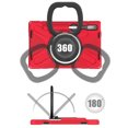 thumbnail image 2 of XYX Case for Lenovo Tab P11 Pro Gen 2 2022 11.2 inch(TB-138FC/TB-132FU), 360 Degree Rotating Hand Grip Shockproof Cover with Shoulder Strap, Red, 2 of 7