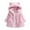 Pink, variant on Fall Outfits for Teen Girls Bunny Jacket Cloak Girl Warm Hooded Baby Winter Coat Clothes Outerwear Kids Blankets Girl