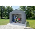 thumbnail image 2 of Sojag GRC1230 12 x 30 ft. Everest Steel Storage Garage Kit, Charcoal, 2 of 38