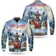 thumbnail image 3 of Hello Welcome Winter The Ski Doberman Pinscher Snowy Day All Over Print 3D Baseball Jacket Doberman Dog Lover Gifts Bomber Jacket Softball - 13013, 3 of 6