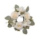 thumbnail image 3 of Corona de rosas, corona decorativa con velas para propuesta, chimenea, cumpleaños, pared Blanco, 3 of 9