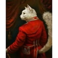 thumbnail image 2 of Cuadros Decorativos Pintura al óleo de gato blanco caballero por números pintura acrílica DIY sobre lienzo (B135) Tmvgtek embutido en tela, 2 of 8
