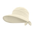 thumbnail image 2 of Women's Summer Hat Removable Cap Top with Zipper Empty Top Hat Cycilng Anti-UV Sun Hats Ladies Foldable Big Brim Hat Visor Caps, 2 of 4