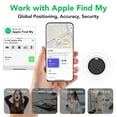 thumbnail image 4 of Find My Locator Find Anti-loss Device Global Remote Tracking, Only Applicable To iOS, Elderly Children Pet Positioning Tracker Anti-lost, 2 Pack, White, 4 of 7